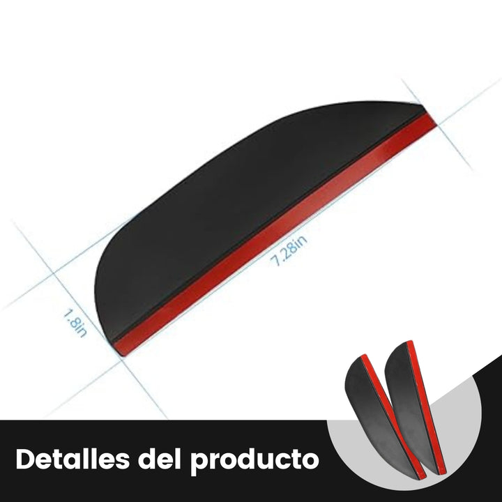 Droplex® Kit de Protectores de Lluvia para Retrovisor de Auto
