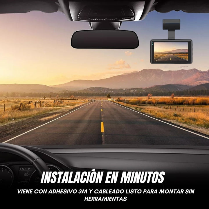 View360® Dash Cam para Auto + Cámara Trasera gratis