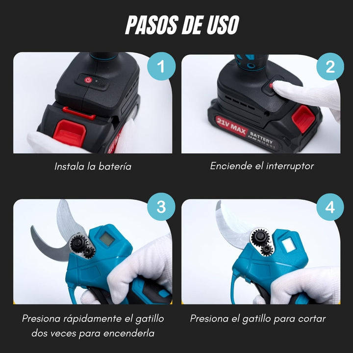 ProTrim® Kit de Tijeras de Podar Eléctricas