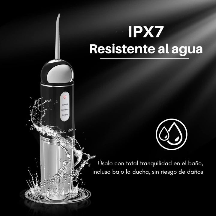 MAKJUNS® Irrigador Dental Ortodoncia+ Kit de 4 Accesorios Gratis
