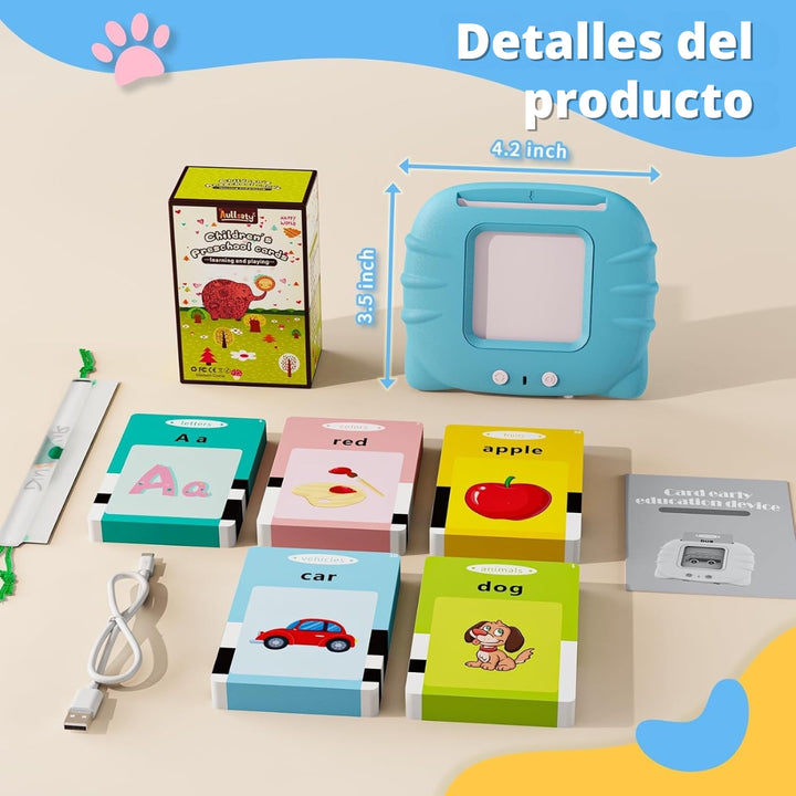 Vocaboo® Dispositivo de Aprendizaje Montessori + 248 Cartas
