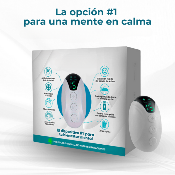CalmaPlus® Dispositivo Inteligente para el Estrés y la Ansiedad