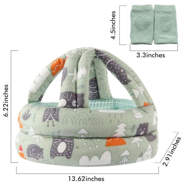 Noggin® Casco de Protección para Bebés + Rodilleras Gratis