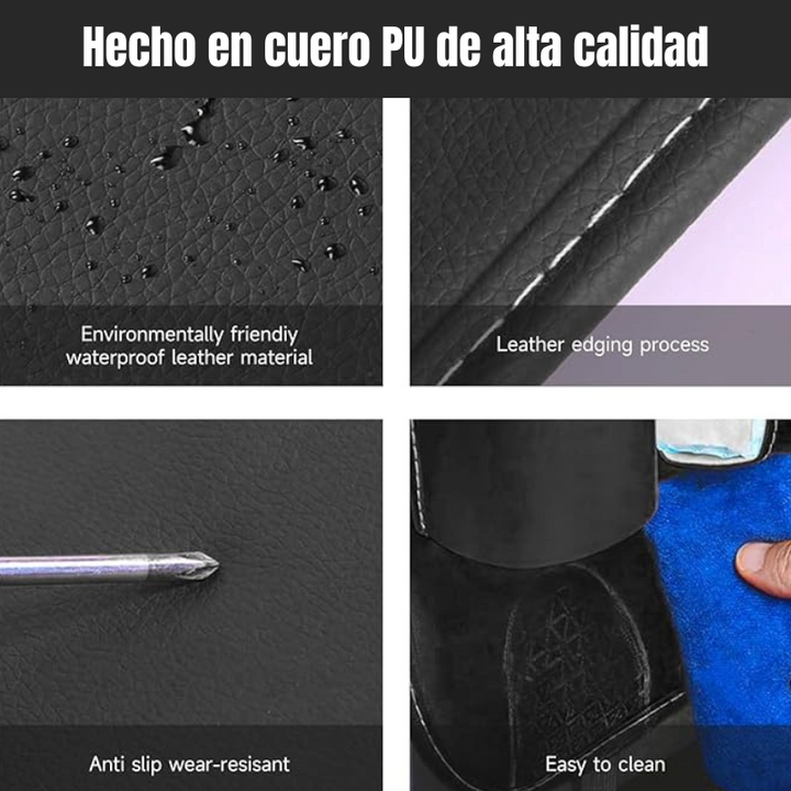 SeatGuard™ Organizador de Asiento para Auto en Cuero