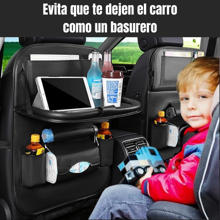 SeatGuard™ Organizador de Asiento para Auto en Cuero