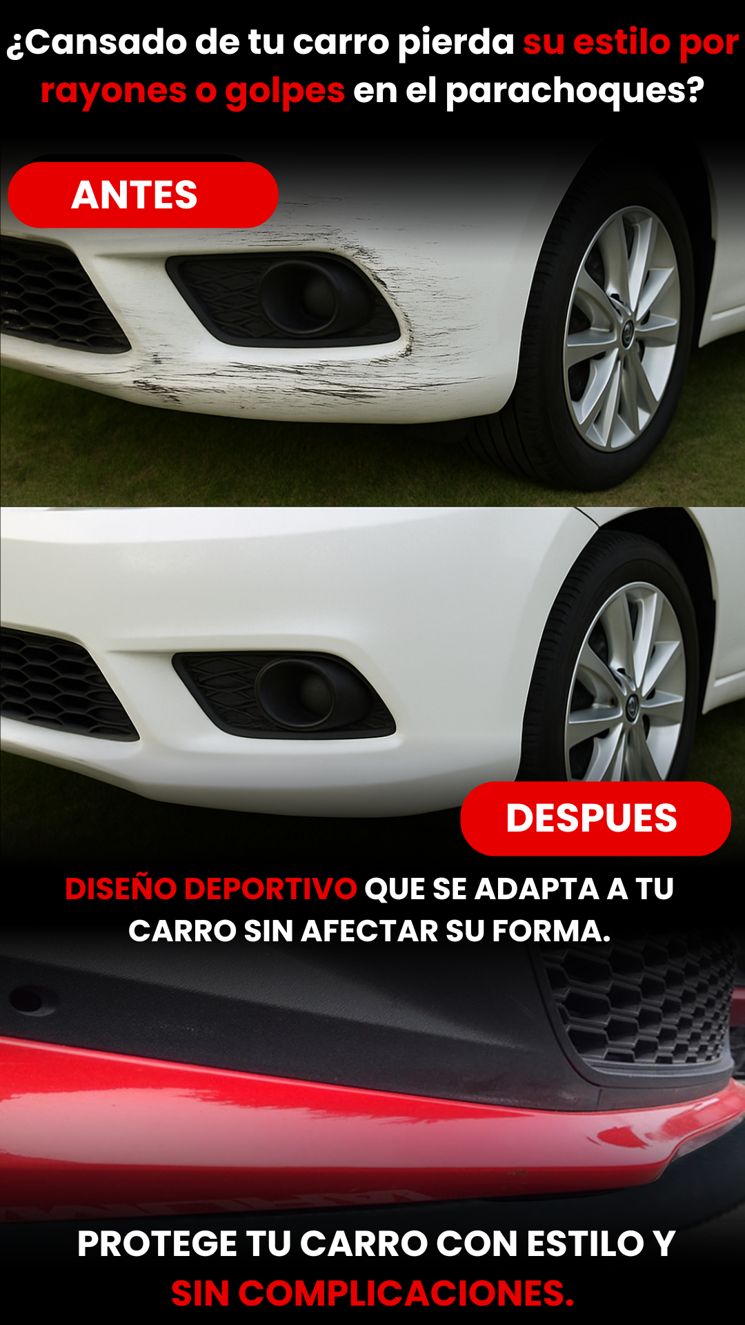 Protector parachoques de auto – Homexpress